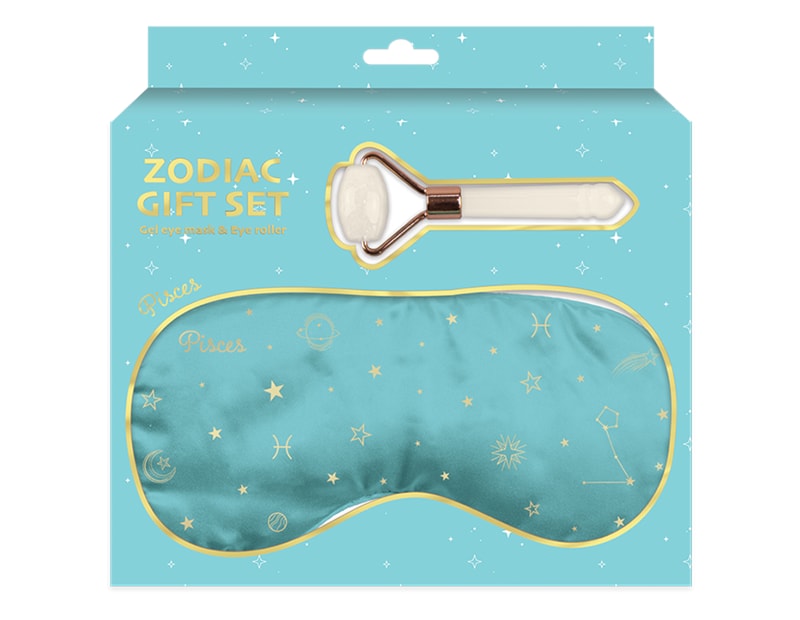 Wholesale Zodiac Gel Eye Mask & Face Roller Set