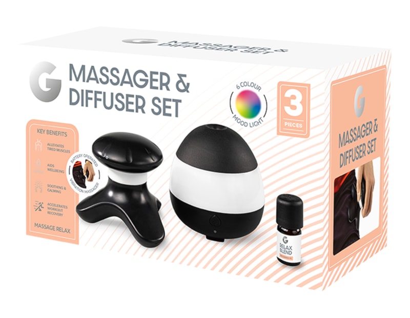 Wholesale 3 Piece Massager And Diffuser Set