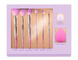 Wholesale Rose Gold Professional Makeup Brush Set 8pk