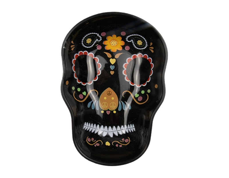 Wholesale Halloween Sugar Skull Plate