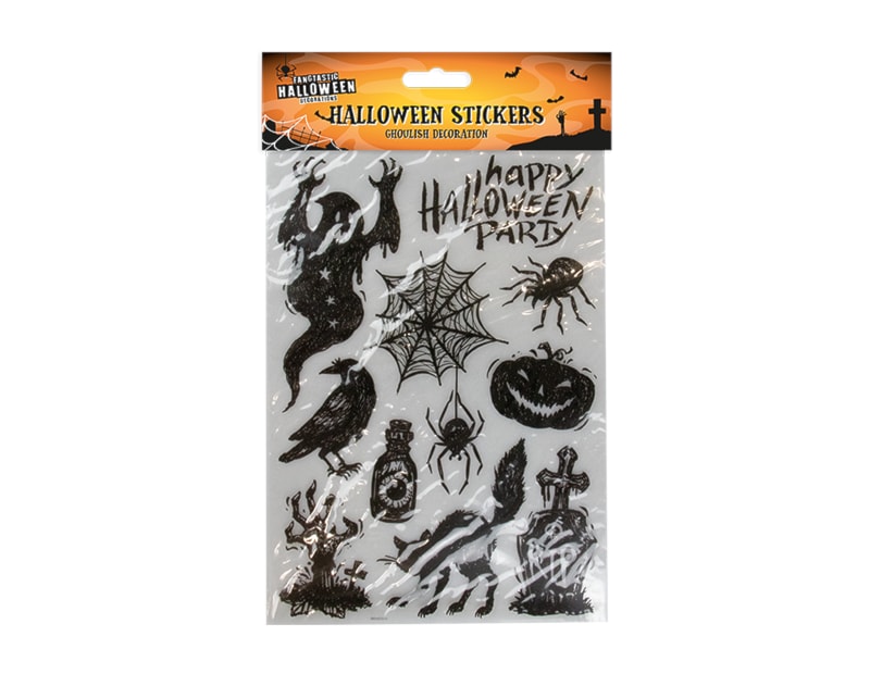 Wholesale Halloween Silhouette Stickers | Gem import Ltd