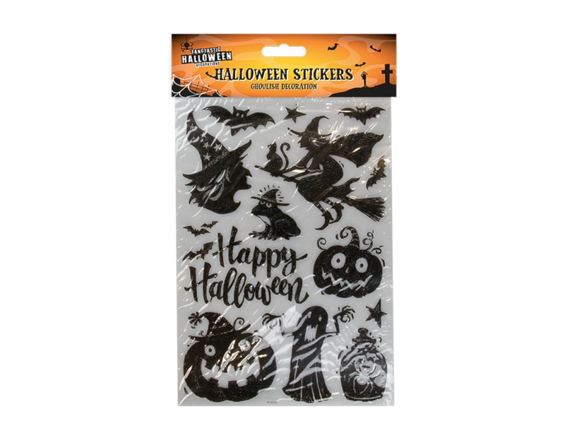 Wholesale Halloween Silhouette Stickers | Gem import Ltd