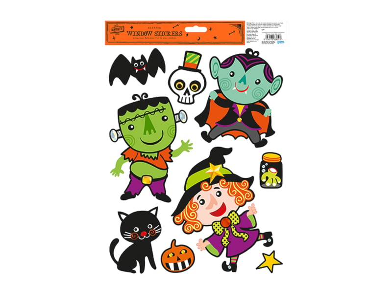 Wholesale Halloween Glitter Window Stickers