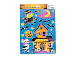 Wholesale Halloween Colourful Glitter Window Stickers | Gem Import Ltd