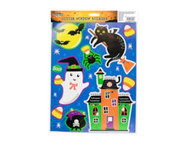 Wholesale Halloween Colourful Glitter Window Stickers | Gem Import Ltd