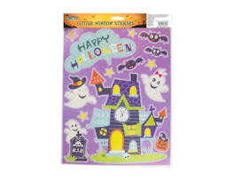 Wholesale Halloween Colourful Glitter Window Stickers | Gem Import Ltd