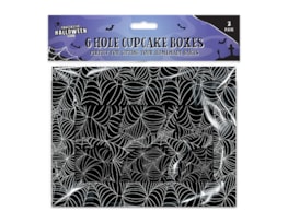 Wholesale Halloween 6 - hole Cupcake boxes 2pk | Gem imports Ltd.