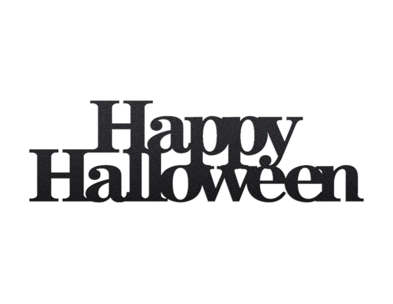 Wholesale Happy Halloween Black glitter sign