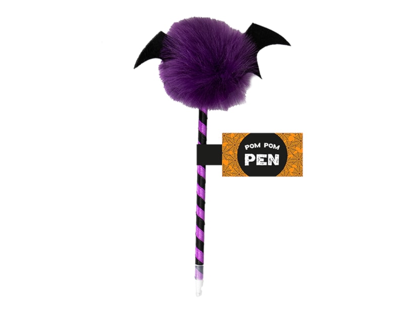 Wholesale Halloween Pom Pom Pens | Gem imports Ltd.