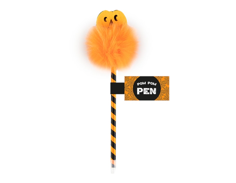 Wholesale Halloween Pom Pom Pens | Gem imports Ltd.