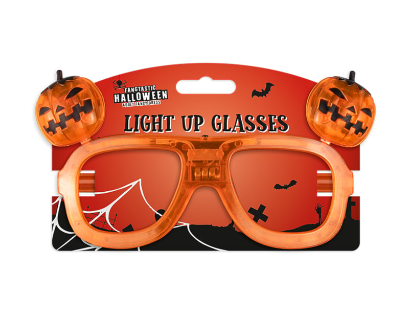 Wholesale Light up Novelty Halloween Glasses | Gem imports Ltd