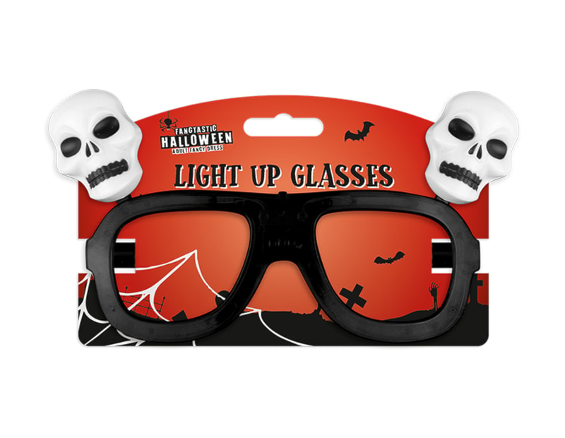 Wholesale Light up Novelty Halloween Glasses | Gem imports Ltd