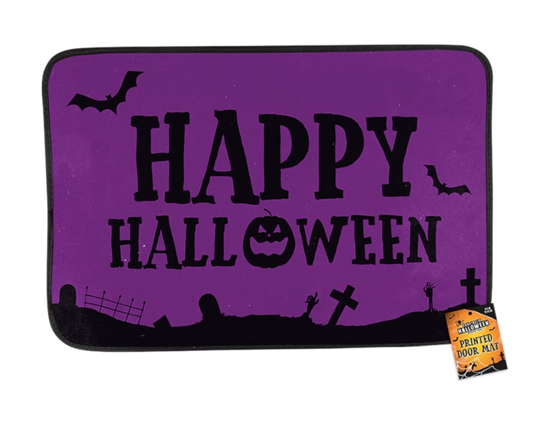 Wholesale Halloween printed door mat 60 x 40 cm | Gem imports Ltd.