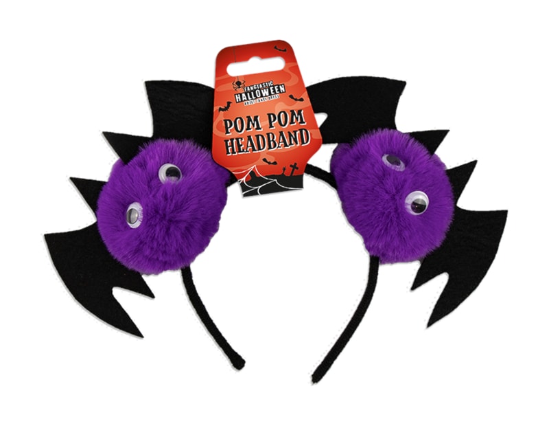 Wholesale Halloween Pom Pom Headband