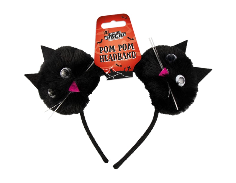 Wholesale Halloween Pom Pom Headband