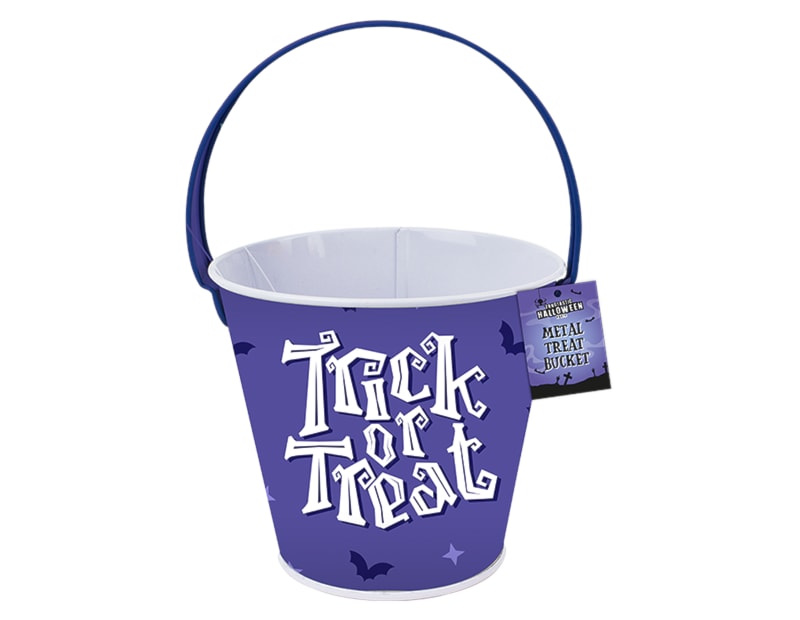 Wholesale Halloween Metal Treat Bucket