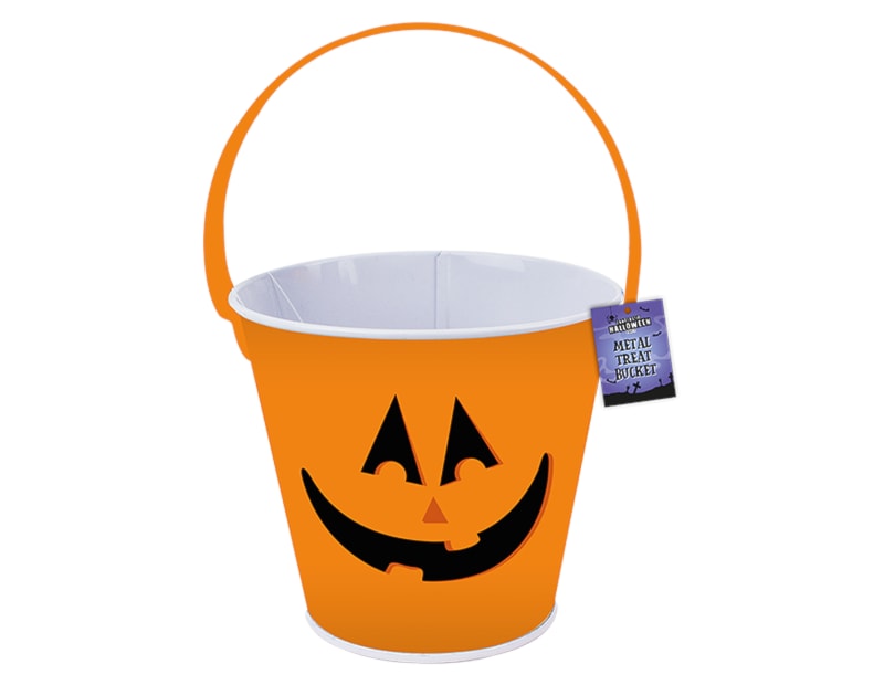 Wholesale Halloween Metal Treat Bucket