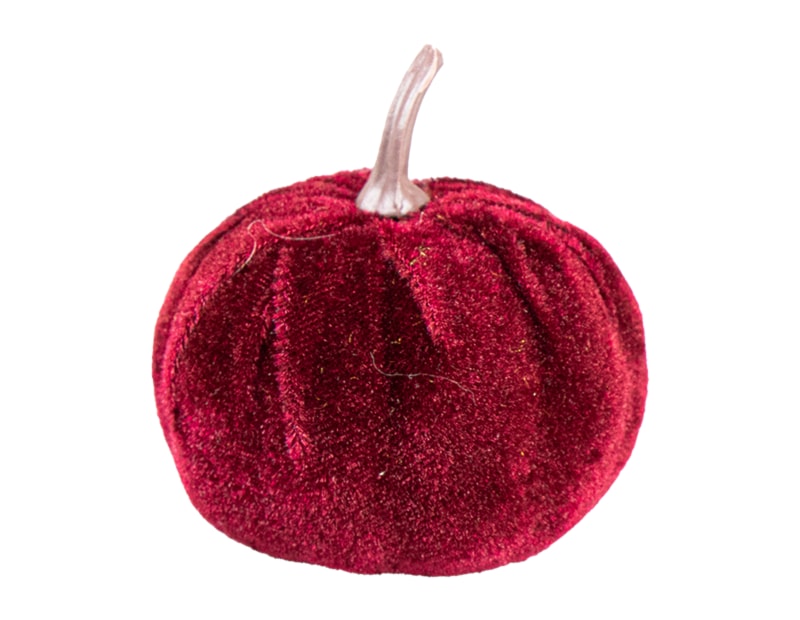 Wholesale Halloween Mini Velvet Pumpkin Decorations