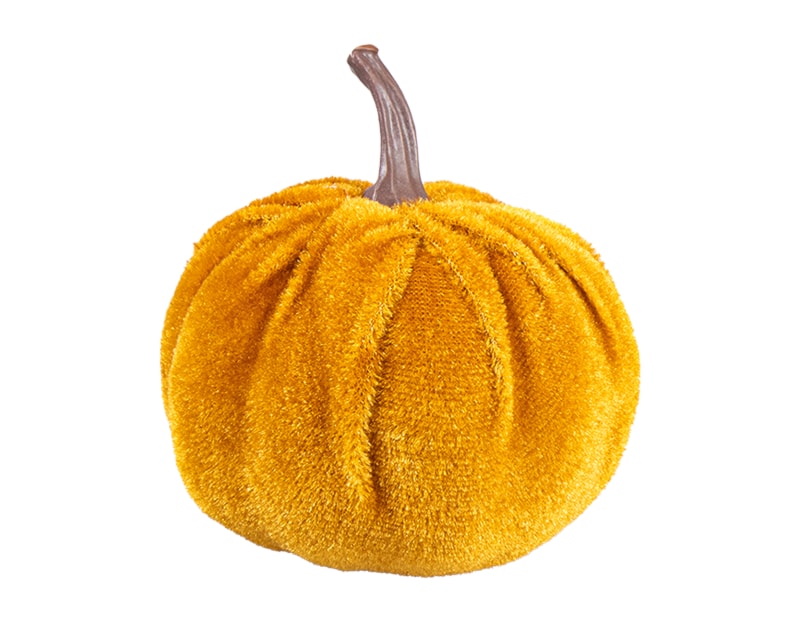 Wholesale Halloween Mini Velvet Pumpkin Decorations