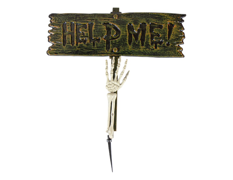 Wholesale Halloween Help Me Garden Stake