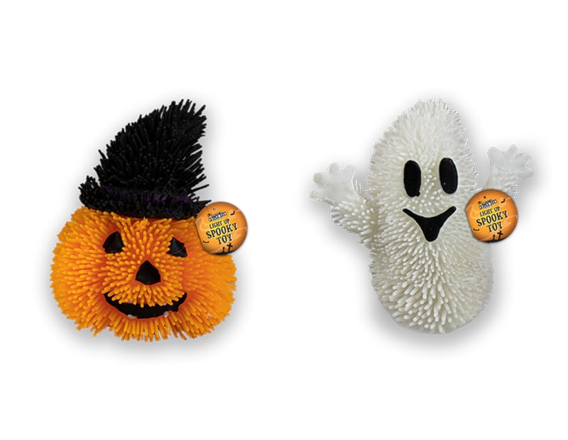 Wholesale Halloween Light up Squishy Toy PDQ