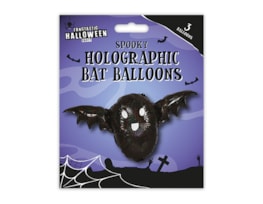 Wholesale Spooky Holographic Balloons 3pk