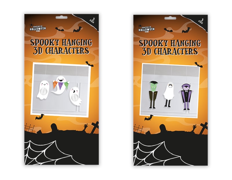 Wholesale Spooky 3D Hanging Card Characters