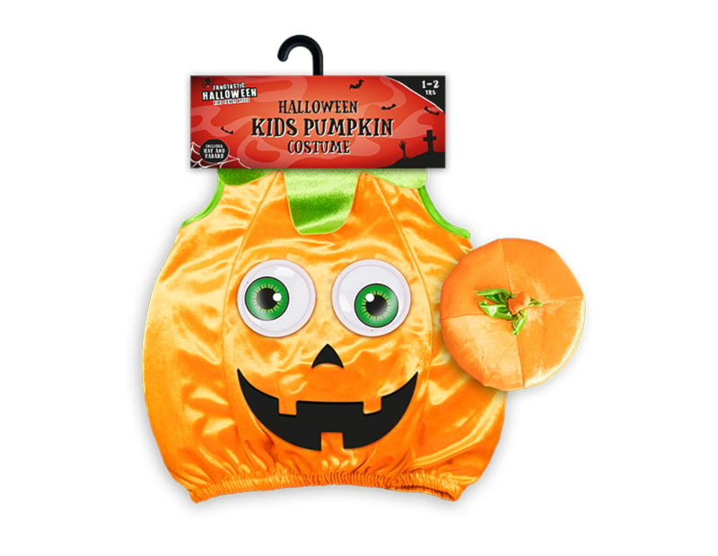 Wholesale Halloween Kids Pumpkin Costume