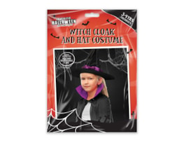 Wholesale Children's Witch Cloak & Hat Costume