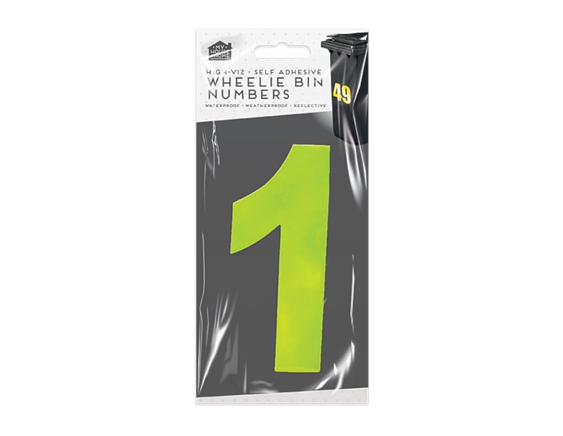 Wholesale Wheelie Bin Number Stickers