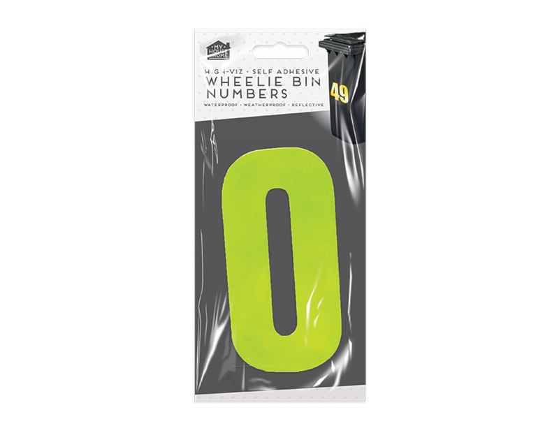 Wholesale Wheelie Bin Number Stickers