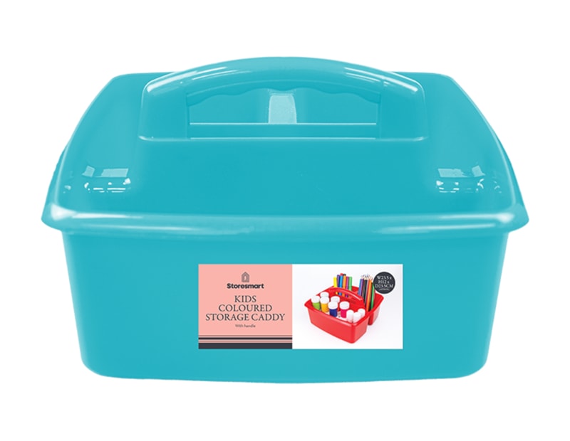 Wholesale Kids Coloured Storage Caddy with Handle