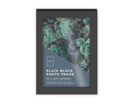 Wholesale Black Block Photo Frame 4 X 6" 1pk PDQ