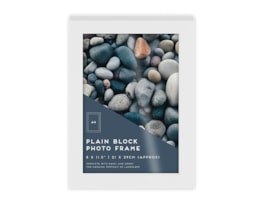 Wholesale White Block Photo Frame A4 1pk PDQ