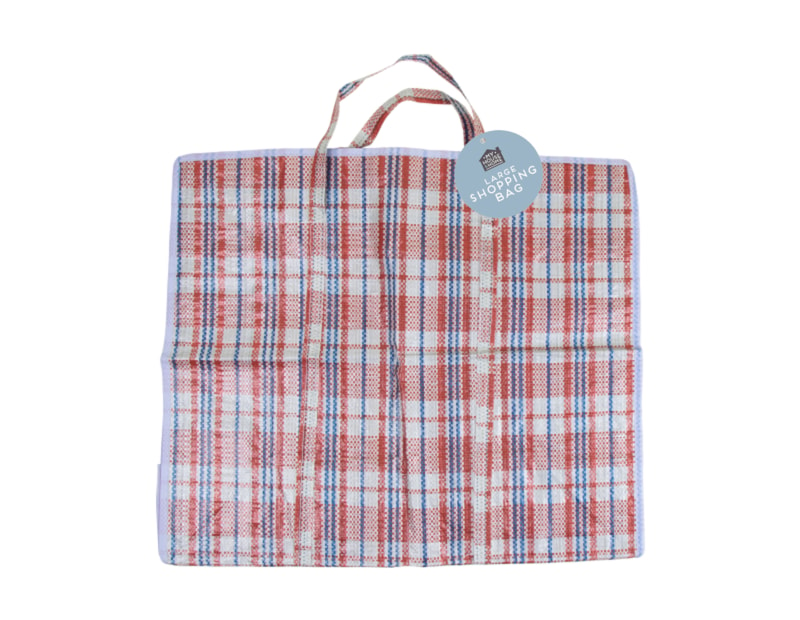 Wholesale Large Check Shopping Bag