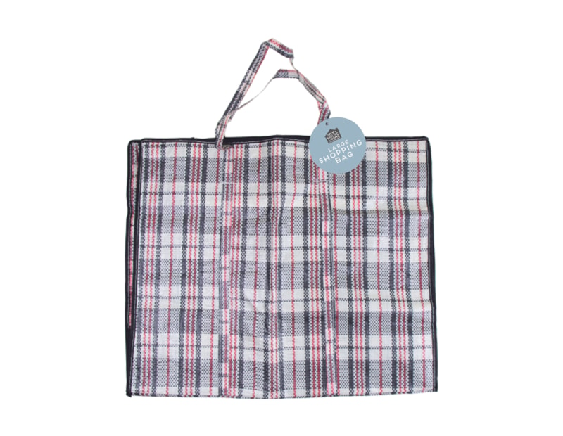 Wholesale Large Check Shopping Bag