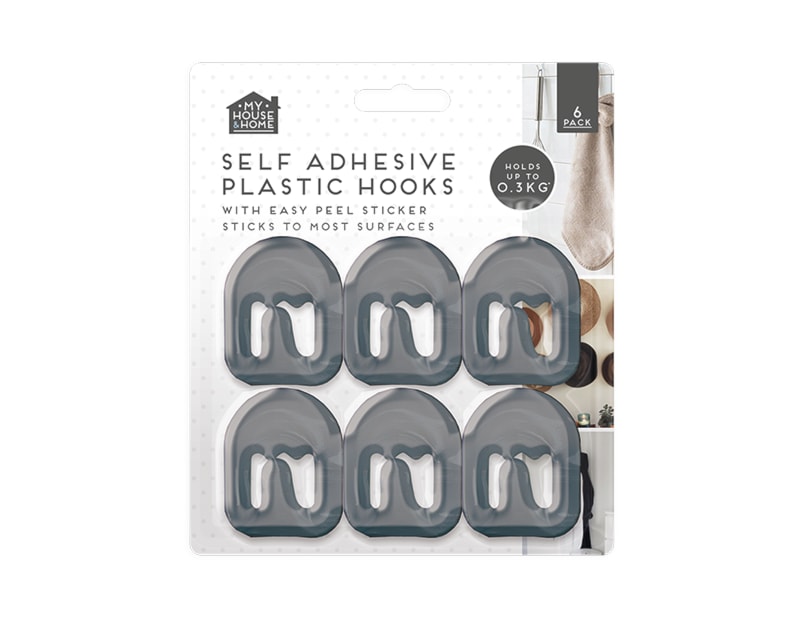 Wholesale Plastic Self-Adhesive Hooks | Gem imports Ltd.