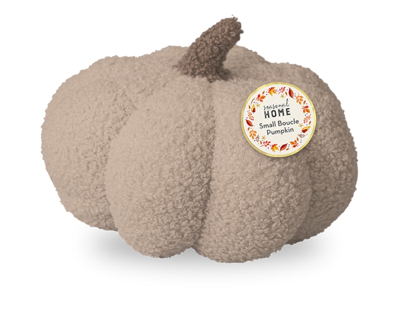 Wholesale Medium Boucle Pumpkin Cushion Dia. 26cm