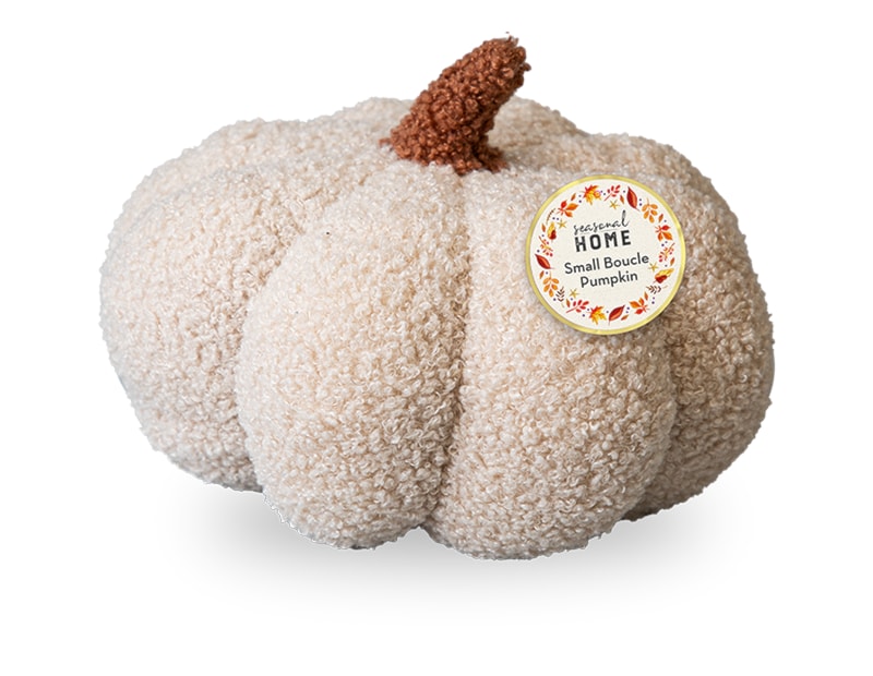 Wholesale Small Boucle Pumpkin Cushion Dia. 20cm