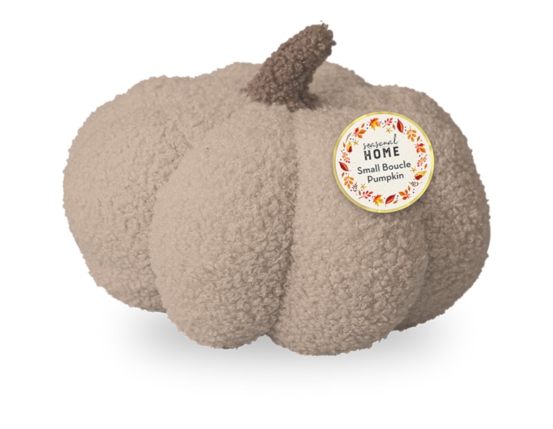 Wholesale Small Boucle Pumpkin Cushion Dia. 20cm