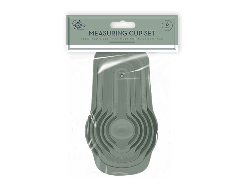 Wholesale Natural Measuring Cup Set 6pk