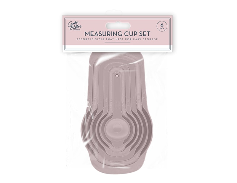 Wholesale Natural Measuring Cup Set 6pk