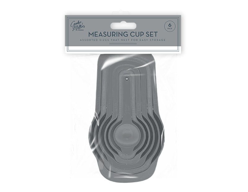 Wholesale Natural Measuring Cup Set 6pk