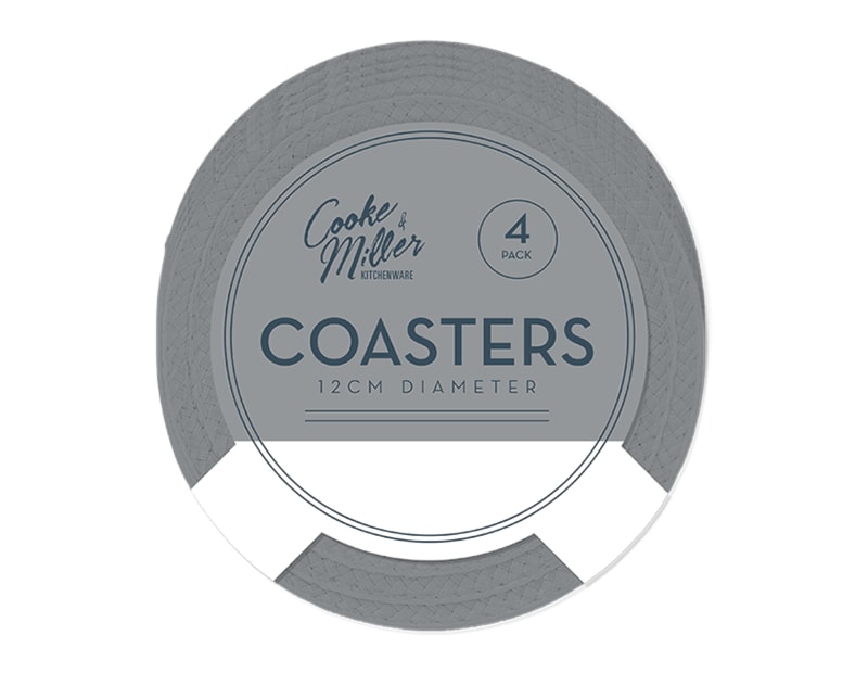 Wholesale Natural Coasters 4pk Dia. 12cm