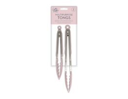 Wholesale Natural Multipurpose Tongs 2pk