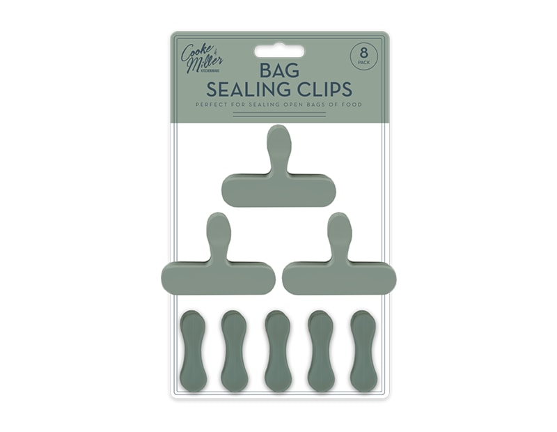 Wholesale Natural Bag Sealing Clips 8pk