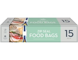 Wholesale Slide Zip Food Bags 15pk CDU