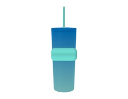 Wholesale Ombre Tumbler with Straw 700ml