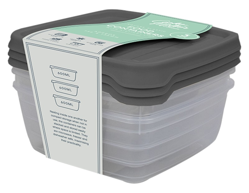 Wholesale Plastic Container 3pc Set