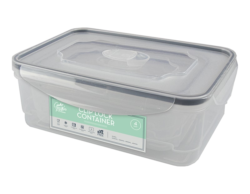 Wholesale Clip Lock Food Containers